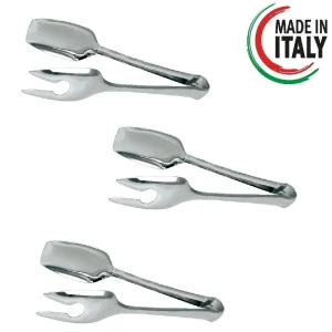 Kit 3pz Molla Arrosto Hotel Acciaio Inox18/C 23.5cm Lavabile in lavastoviglie