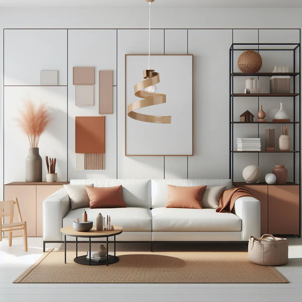 Lampadario Sospensione 1Luce E27 Metallo Altezza Regolabile Tortora Moderno - immagine 3