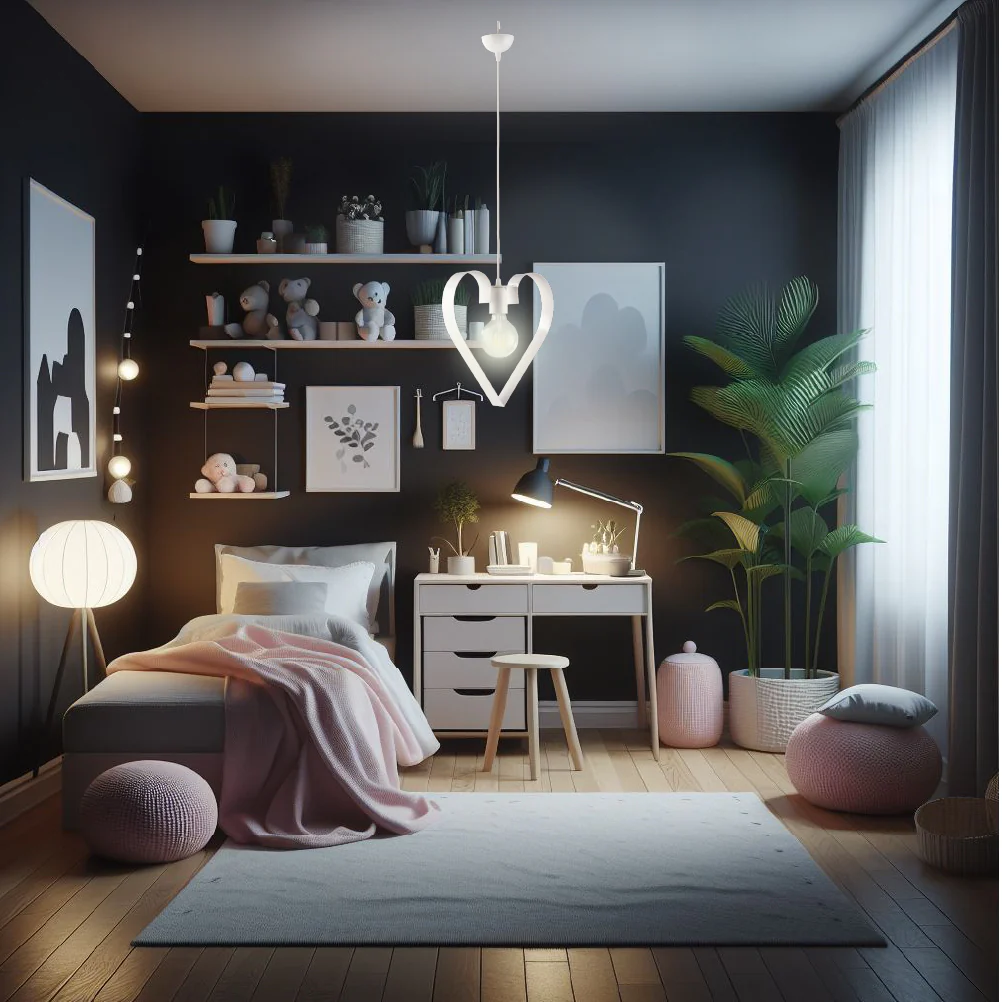 Lampadario Sospensione Metallo Colorato Lavorato a Mano 1luce E27 57W Bianco - immagine 5