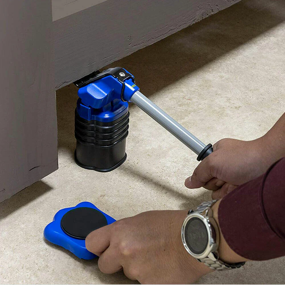 Kit Sposta Mobili con Ruote Sollevatore fino a 1200kg Sposta e Solleva Mobili - immagine 3