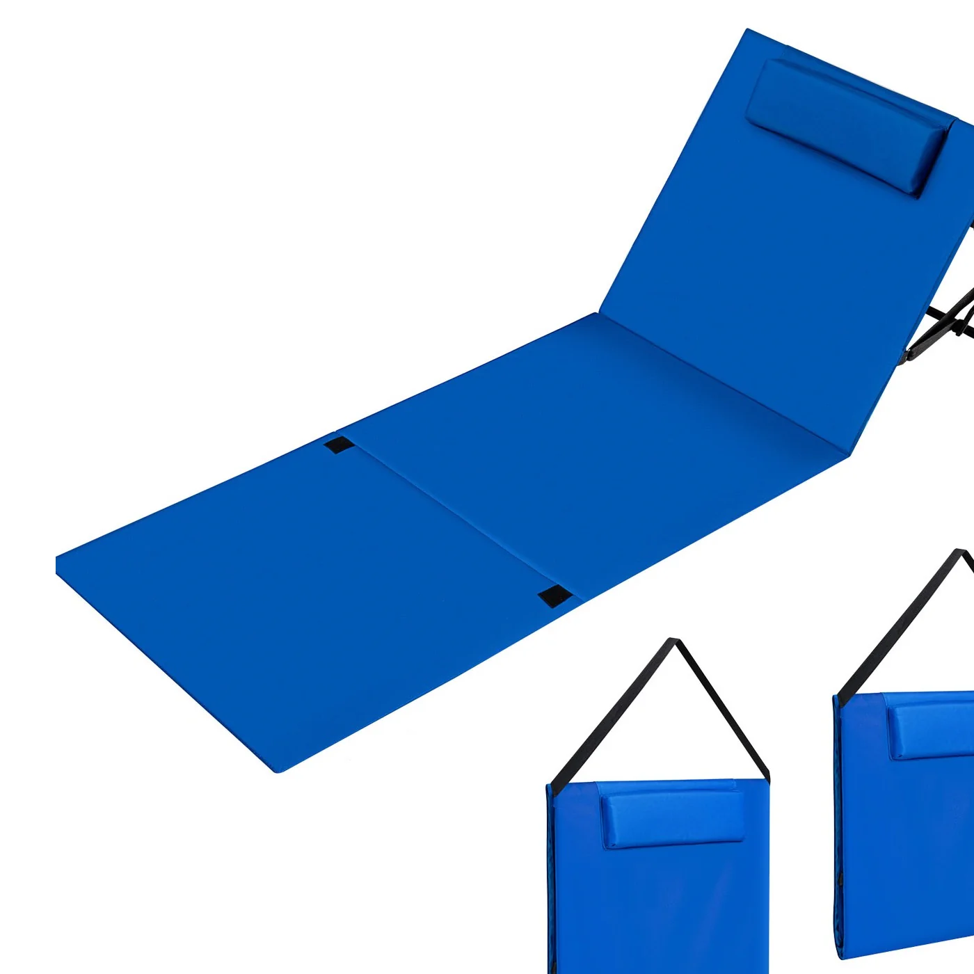 Stuoia Lettino Spiaggia 2pz Spiaggina Mare Prendi Sole Pieghevole Colori Misti - immagine 5