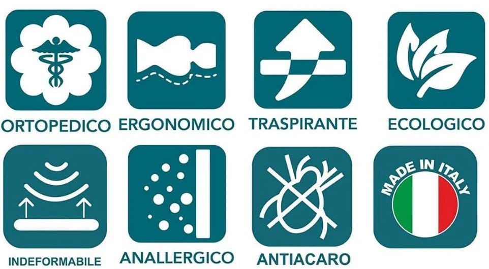 Kit 3pz Cuscino in Fibra Super Soft 70x40 H 18cm Federa Bamboo Antiacaro - immagine 6