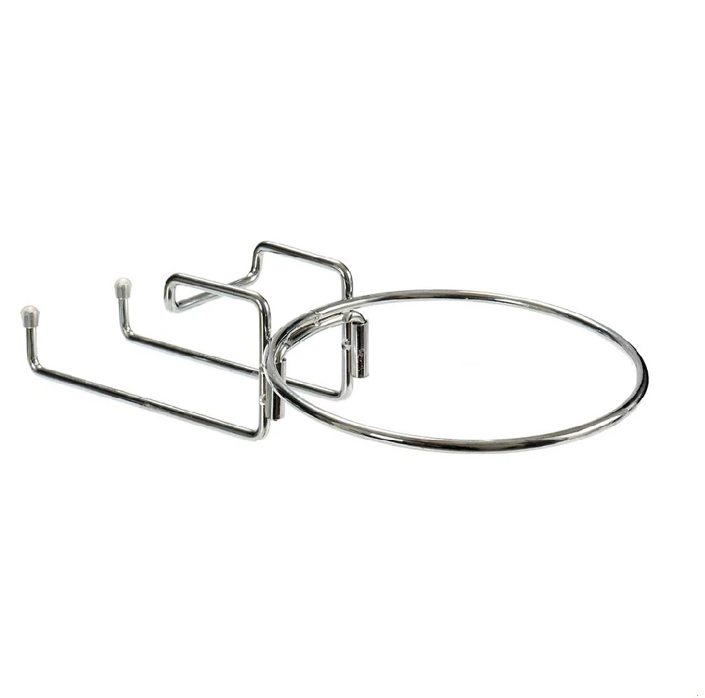 Supporto in Metallo Cromato per Secchiello Ghiaccio Supporto da Tavola 18cm - immagine 6