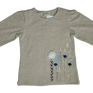 TSHIRT JERSEY STRETCH CARBON BIMBA BIRBA MAULI 4-7A 74047