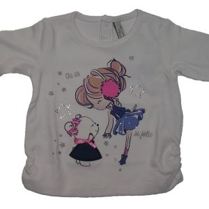 TSHIRT INTERLOCK STRETCH SME BIMBA MAULI 6-30M ART.74050
