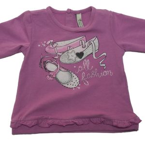 TSHIRT BIMBA JERSEY STRETCH CARBON BIRBA 6-30M ART.74061
