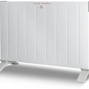 Stufa Termoconvettore Riscaldatore Elettrico 2500W Bianco Regolazione e Timer