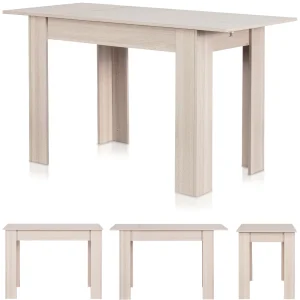 Tavolo in Legno Cucina 70x110 cm H 78 cm Allungabile fino a 70x150 cm Olmo