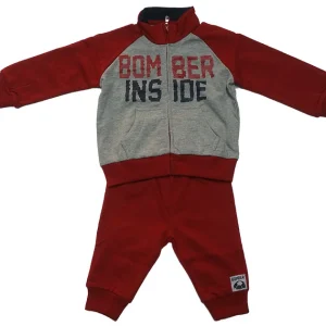 COMPLETO BIMBO FELPA GARZATA E SME MAULI 6-30M ART.79014