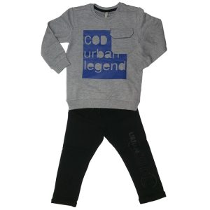 COMPLETO FELPA GARZATA E SME BIMBO MAULI 2-10A ART.79997