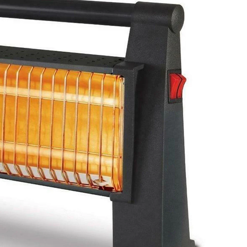 Stufa Riscaldatore Portatile al Quarzo 1200W 50cm Riscaldatore a Infrarossi - immagine 4