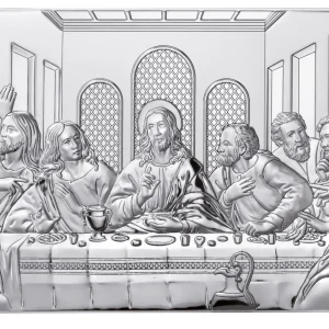 pannello sacro “Ultima cena” colorato – 15×21 cm