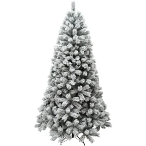 Albero Di Natale Innevato 210cm 1000 Rami Realistico Super Folto base 110cm