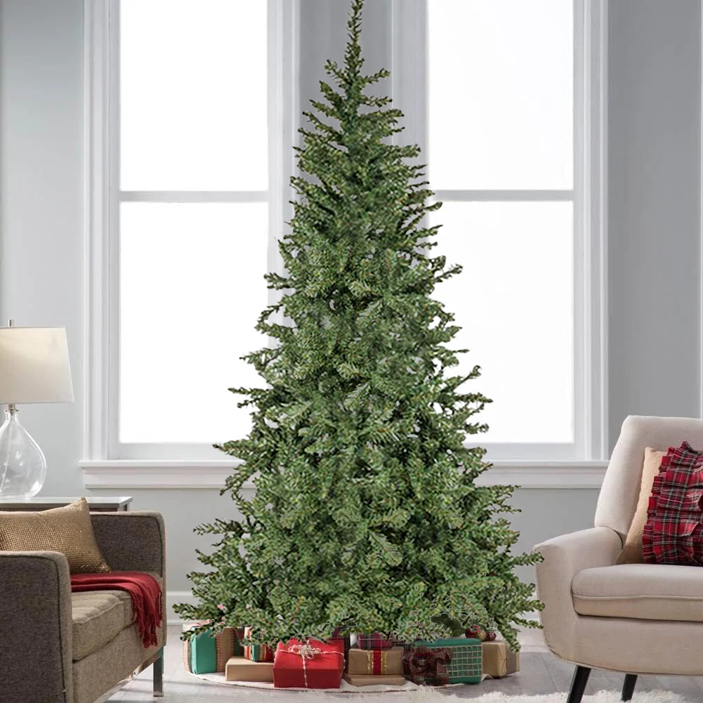 Albero di Natale Verde 210cm 1037 Rami Effetto realistico Decorazione Natalizia - immagine 2