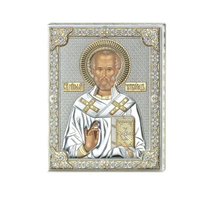 icona “Saint Nicholas” col.oro – 9×13 cm