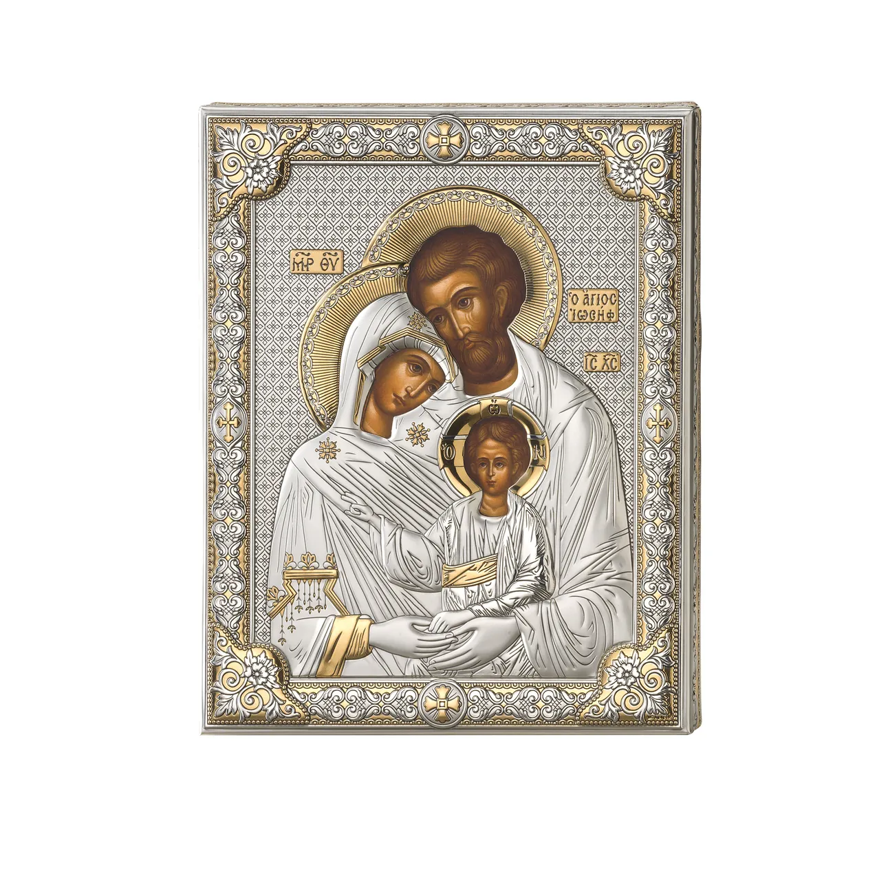 icona “Sacra Famiglia” oro – 9×13 cm - immagine 2