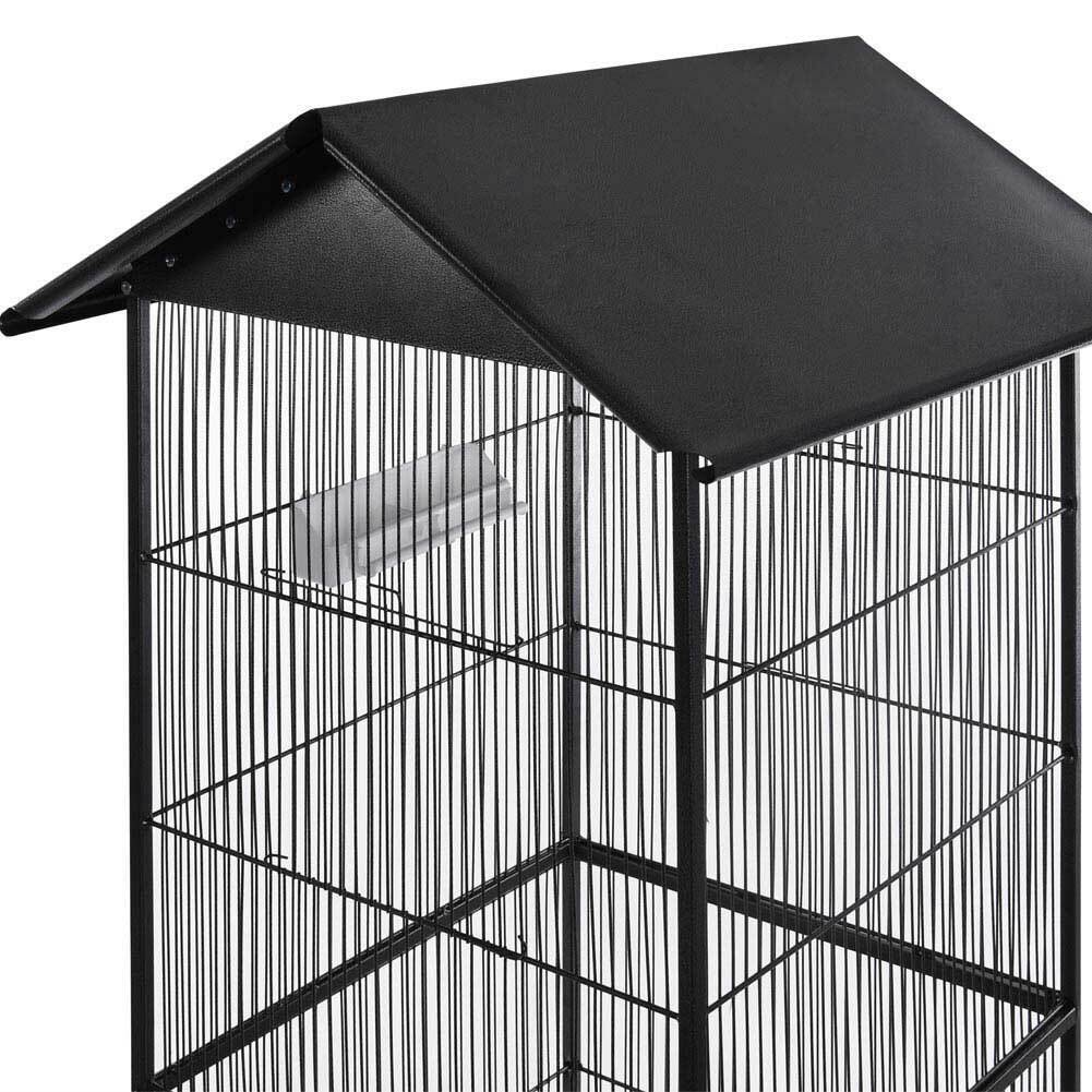 Voliera per Uccelli Pappagalli Canarini Parrocchetti 160cm Gabbia Grande Metallo - immagine 9
