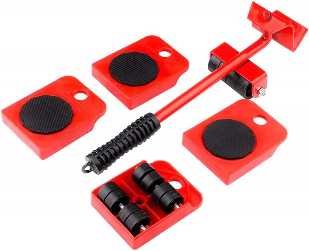 Kit Sposta Mobili con Ruote Sollevatore fino a 600kg Sposta e Solleva Mobili - immagine 2