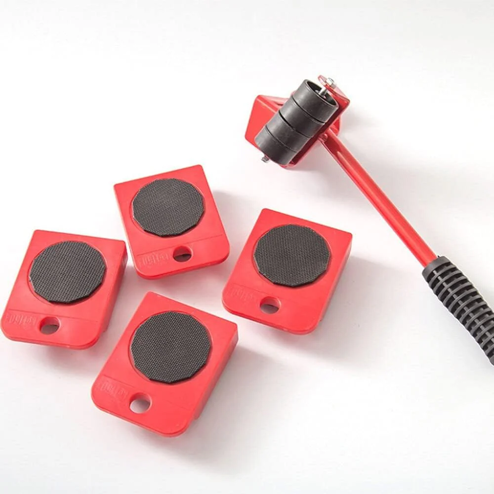 Kit Sposta Mobili con Ruote Sollevatore fino a 600kg Sposta e Solleva Mobili - immagine 4