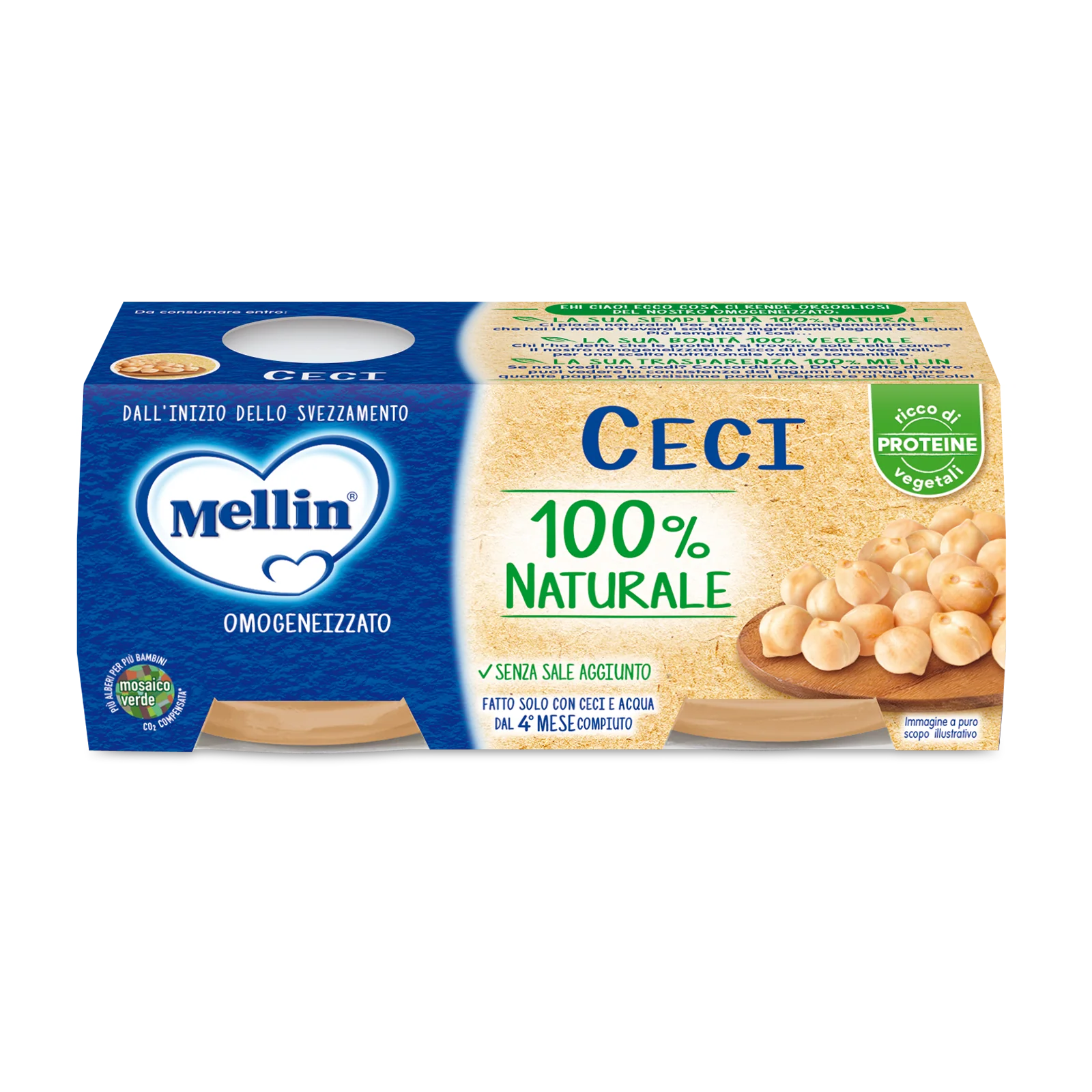 MELLIN OMO CECI 2X80G - immagine 2