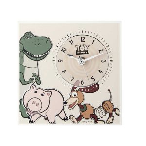Orologio da tavolo in legno Rex, Slinky e Hamm Toy Story – 17x17cm