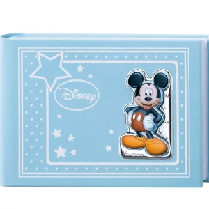 album con placca Michey mouse in pelle