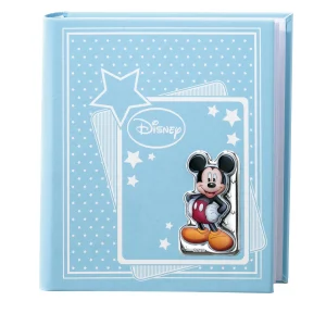 album con placca Michey mouse in pelle