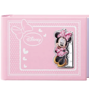 album con placca Minnie mouse in pelle