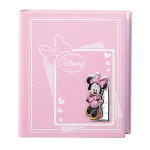 album con placca Minnie mouse in pelle