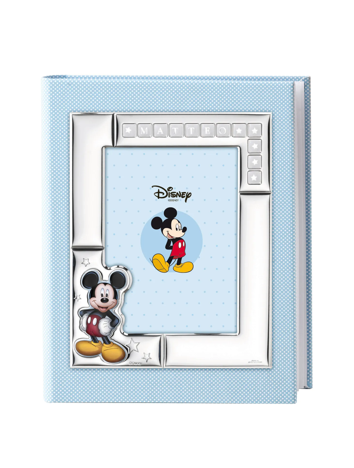 album con con cornice letterine Mickey Mouse
