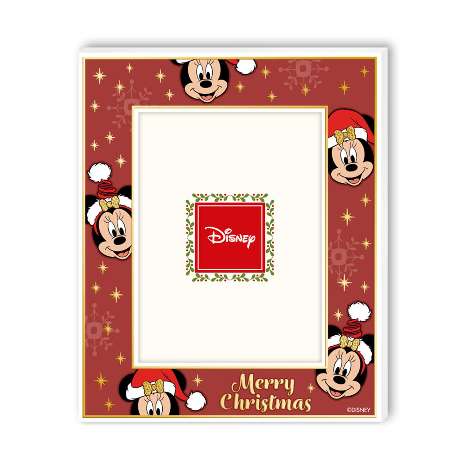 Cornice con dettagli in argento Disney Natale Minnie – 13x18cm - immagine 2