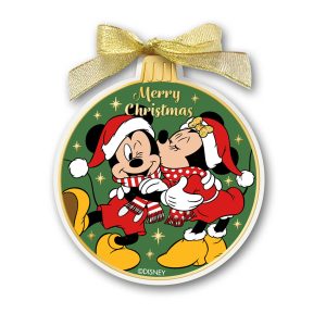 Decorazione Pallina di Natale Disney Topolino e Minnie