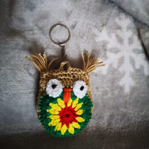 Gufetto portafortuna portachiavi