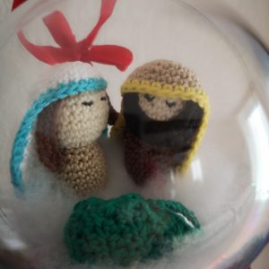 Mini presepe in boccia