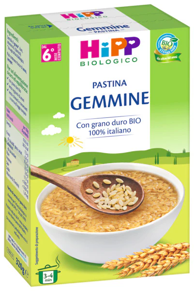 HIPP PASTINA GEMMINE 320G
