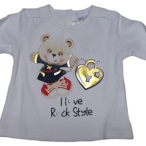 T-SHIRT INTERLOCK STRETCH SME BIMBA BIRBA 6-30 MESI COD.54047