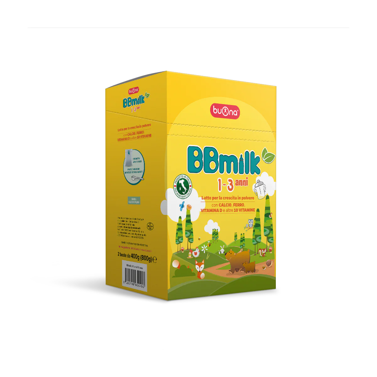 BBmilk 1-3 ANNI POLVERE 800G - immagine 2