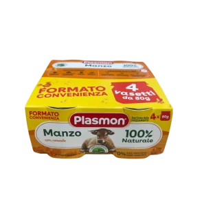 PLASMON OMO MANZO 4X80G