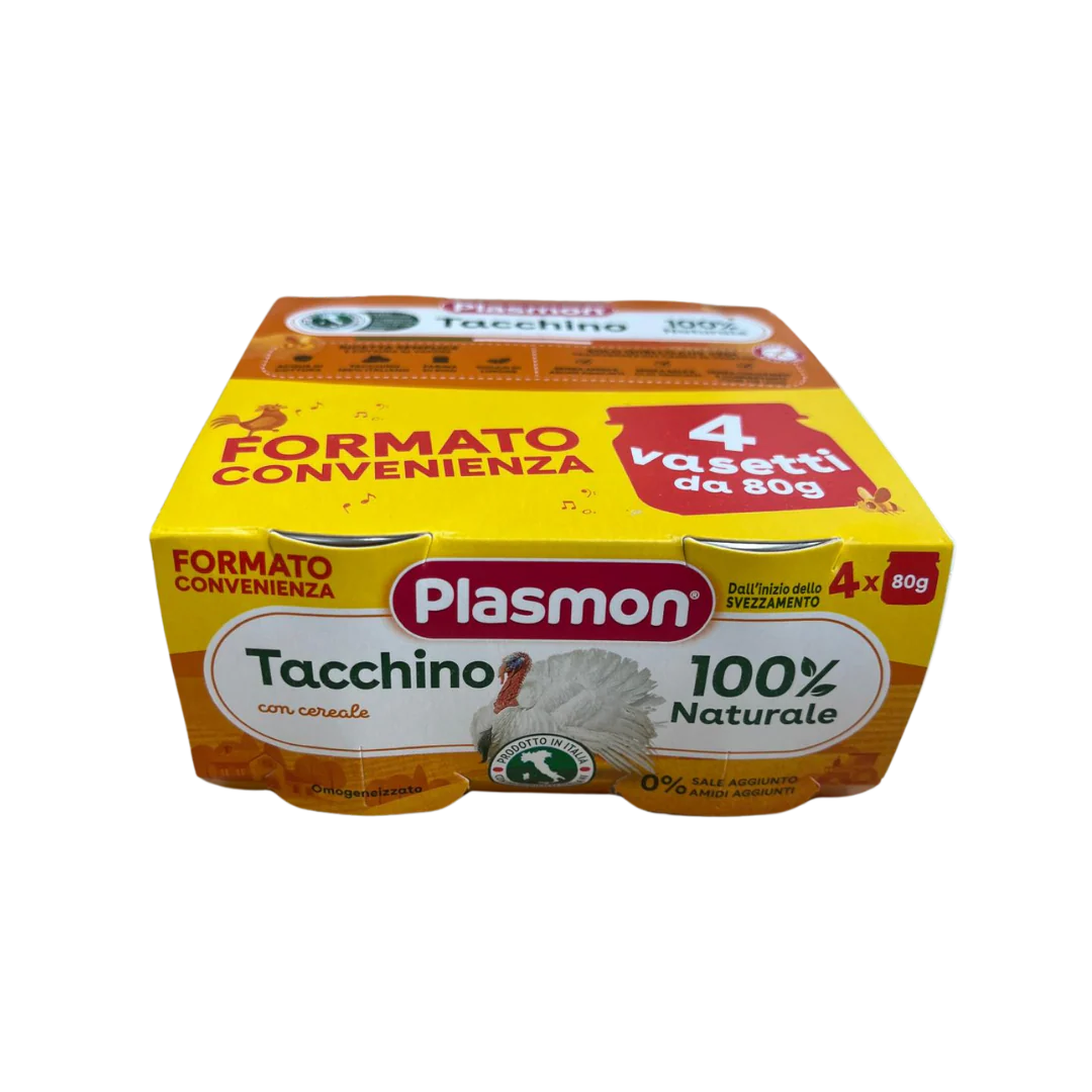 PLASMON OMO TACCHINO 4X80G