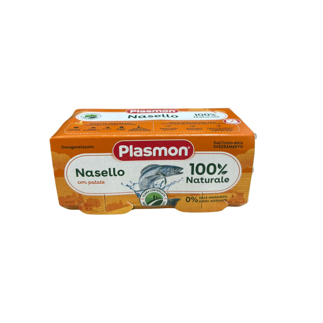 PLASMON OMO NASELLO 2X80G