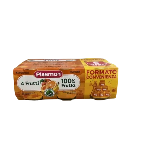 PLASMON OMO 4 FRUTTI 6X80G
