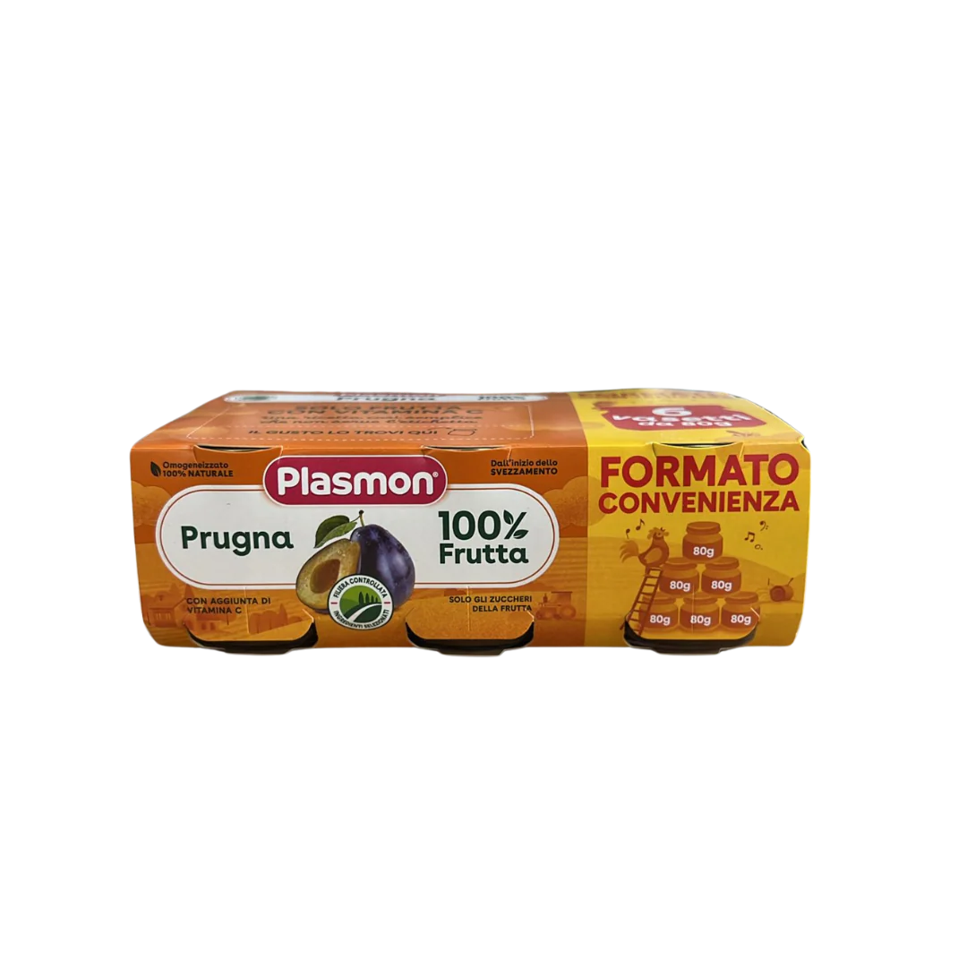 PLASMON OMO PRUGNA 6X80G
