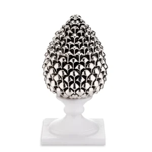 pigna argento base bianca