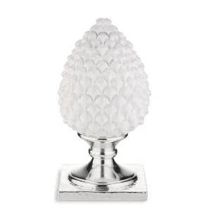 pigna bianca base argento