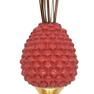 Pigna rossa base oro profumat.