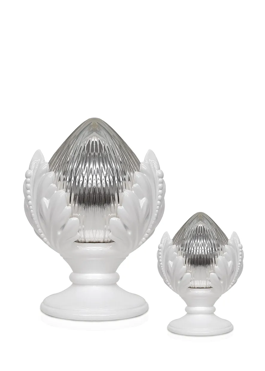 Pomo argento base bianca
