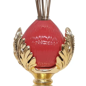 Pomo profum.rosso base oro