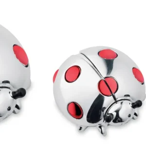 coccinella media con smalto rosso