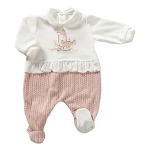 TUTINA IN CINIGLIA CON STAMPA BABYVIP 3m T2621
