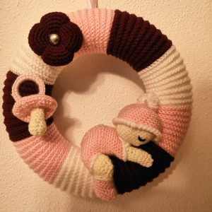 Ghirlanda nascita bambina